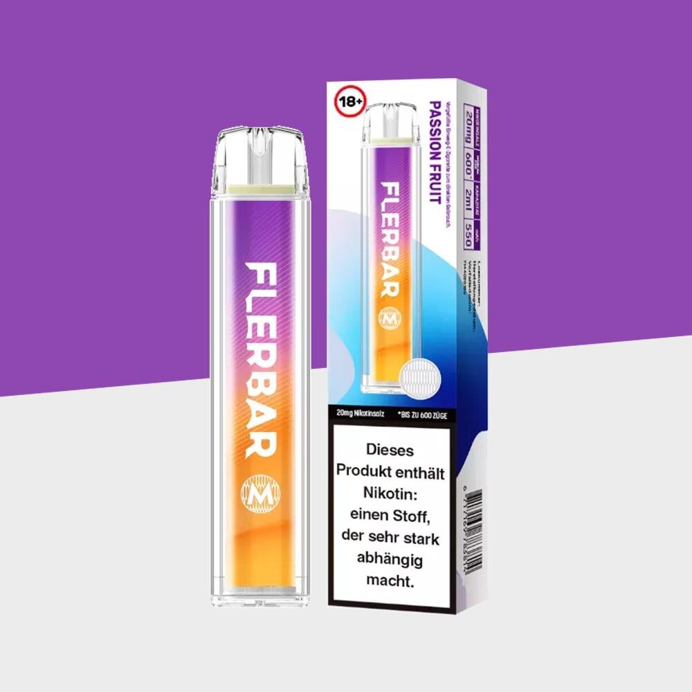 elfbar elfa kaufen Flerbar Pod - Passion Fruit - Liquid Pod - Nikotin 20 mg - 2er Pack main image 1