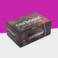 Carbopol Kohle - 40 mm - 100er Pack