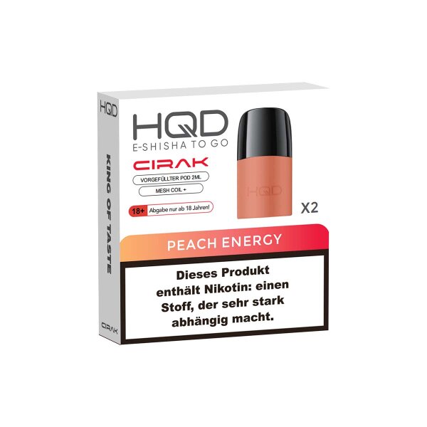 HQD Cirak - Peach Energy - Pod (2er Pack)