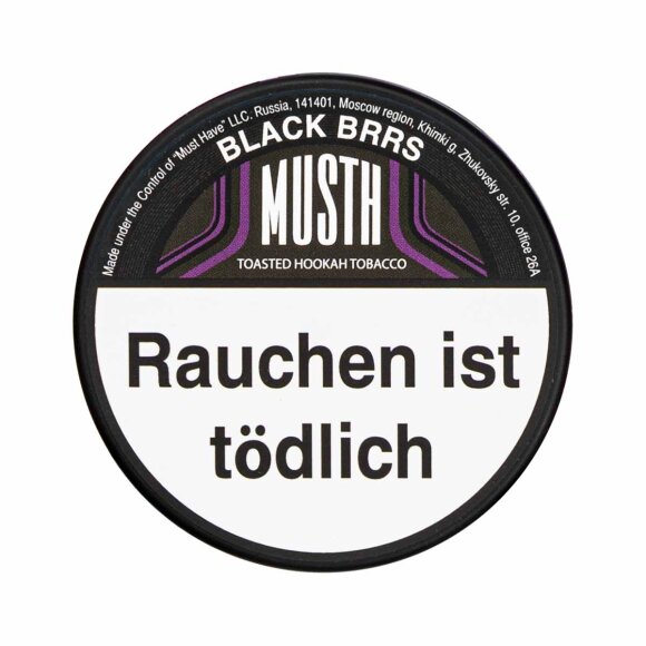 MustH Tabak 25g - Black Brrs