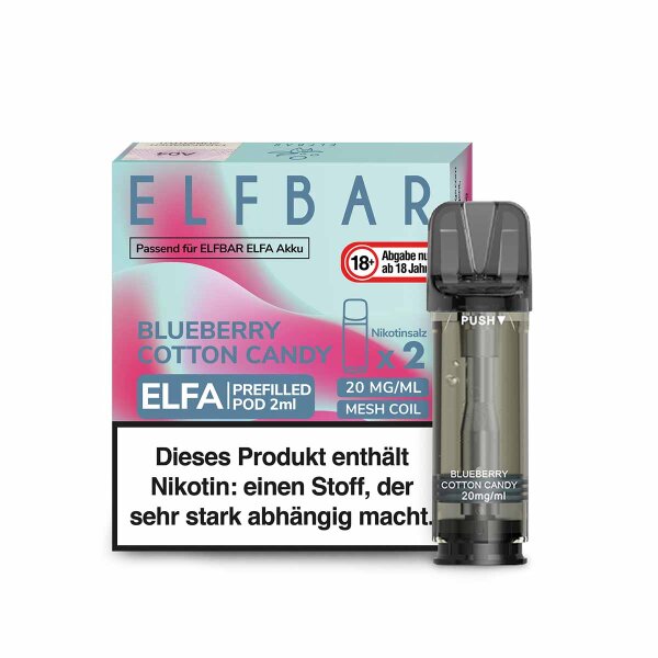 ELFA by Elfbar - Blueberry Cotton Candy - Pod (2er Pack)