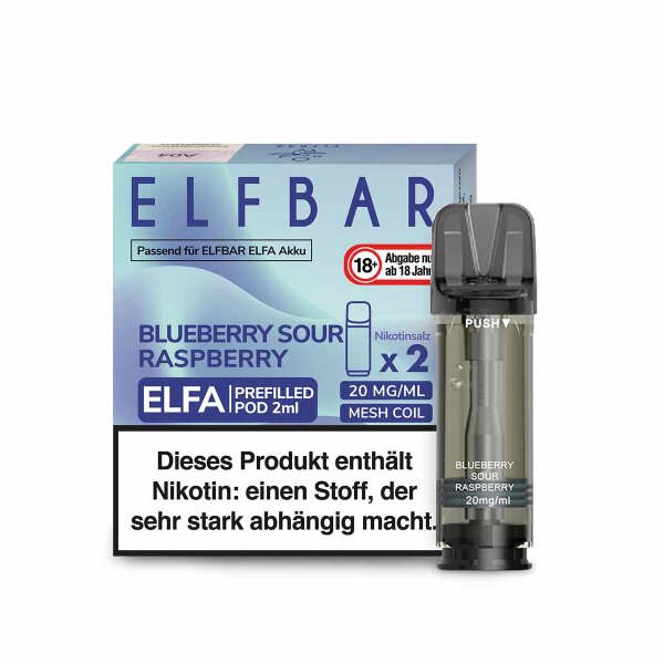 ELFA by Elfbar - Blueberry Sour Raspberry - Pod (2er Pack)
