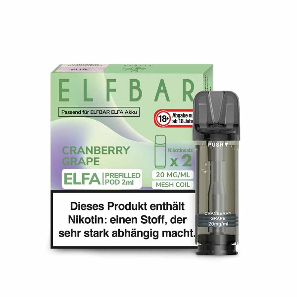 ELFA by Elfbar - Cranberry Grape - Pod (2er Pack)