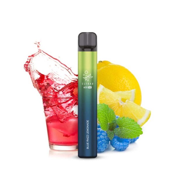 Elfbar 600 V2 - Blue Razz Lemonade - Disposable Vape