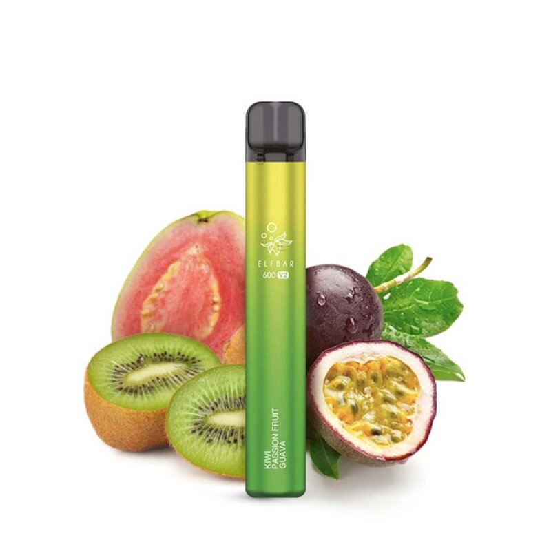 Elfbar 600 V2 - Kiwi Passion Fruit Guava - Disposable Vape