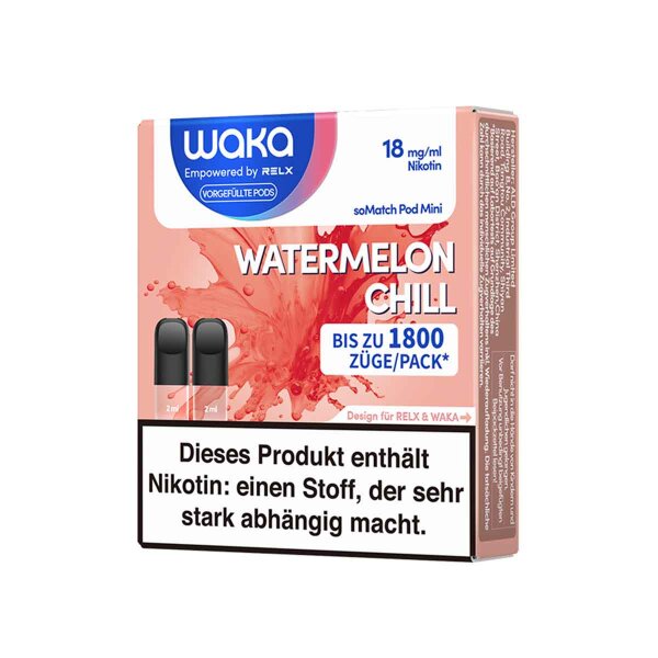 WAKA soMatch - Watermelon Chill - Pod (2er Pack)