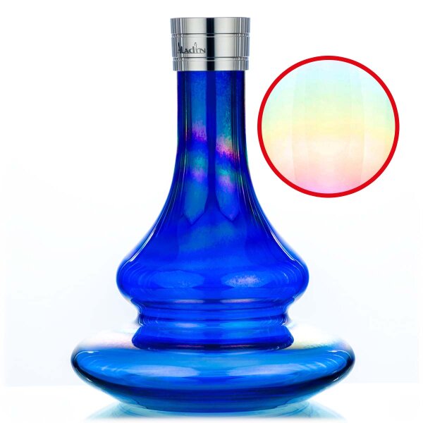 Aladin Shisha MVP 500 Ersatzglas - Blue Shiny