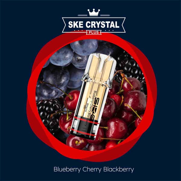 SKE Crystal Plus - Blueberry Cherry Blackberry - Pod...