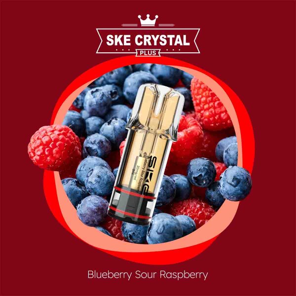 SKE Crystal Plus - Blueberry Sour Raspberry - Pod (2er Pack)