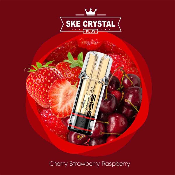 SKE Crystal Plus - Cherry Strawberry Raspberry - Pod...