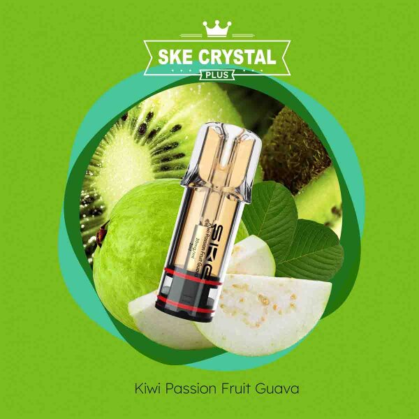 SKE Crystal Plus - Kiwi Passion Fruit Guava - Pod (2er Pack)