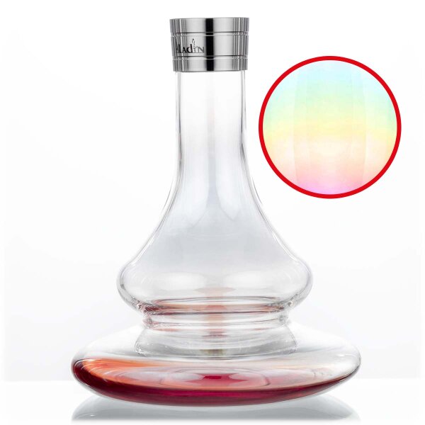 Aladin Hookah MVP 500 Spare Glass - Red Fade