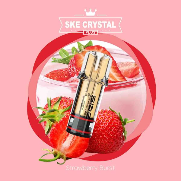 SKE Crystal Plus - Strawberry Burst - Pod (2er Pack)