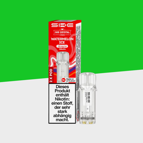 SKE Crystal Plus - Watermelon Ice - Pod (2er Pack)