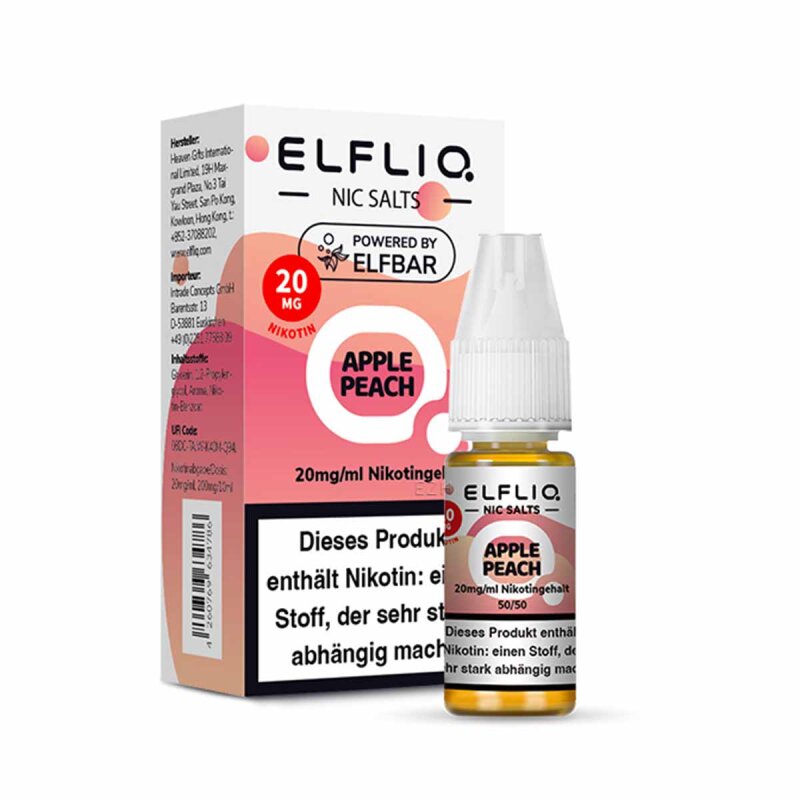 Elfliq by Elfbar - Apple Peach  20 mg - Vape Juice