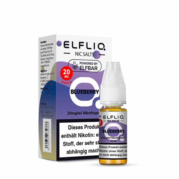 Elfliq by Elfbar - Blueberry 20 mg - E-Liquid