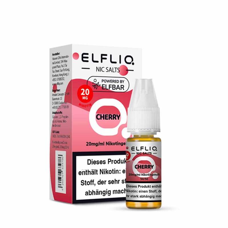 Elfliq by Elfbar - Cherry 20 mg - Vape Juice