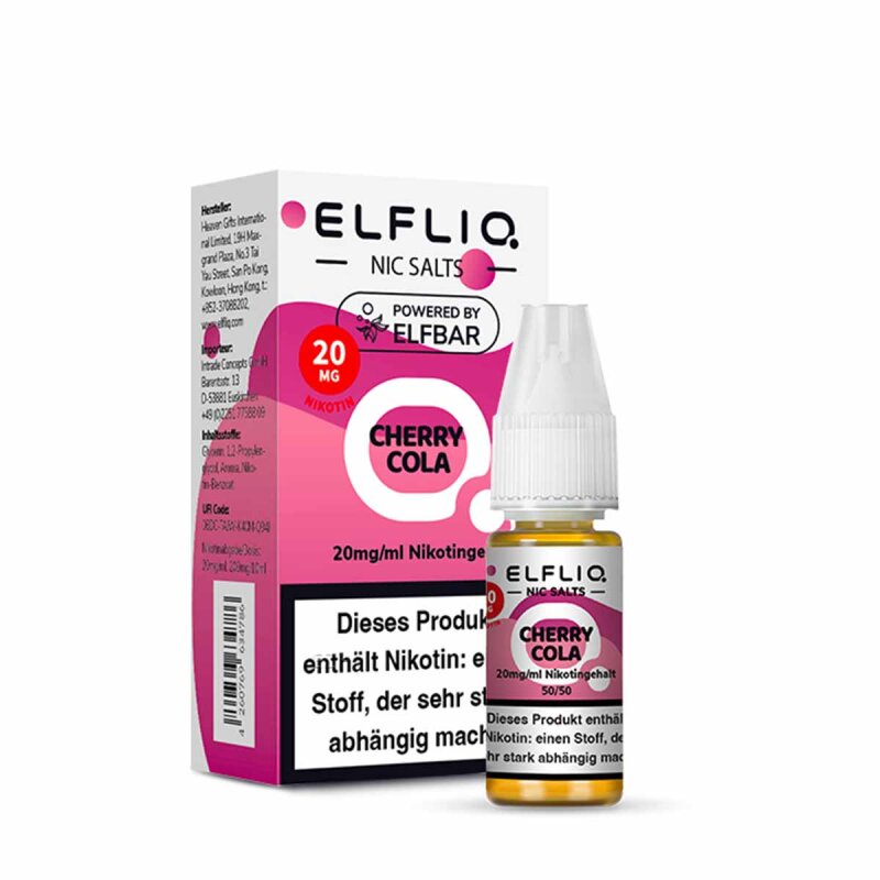 Elfliq by Elfbar - Cherry Cola 10 mg - Vape Juice