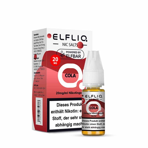 Elfliq by Elfbar - Cola 10 mg - E-Liquid