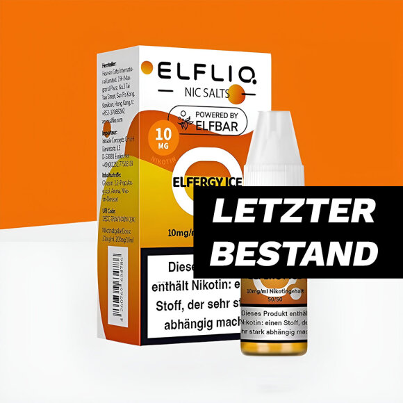Elfliq by Elfbar - Energy Ice 10mg/ml – E-Liquid