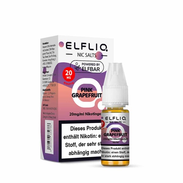 Elfliq by Elfbar - Pink Grapefruit 10 mg - Vape Juice