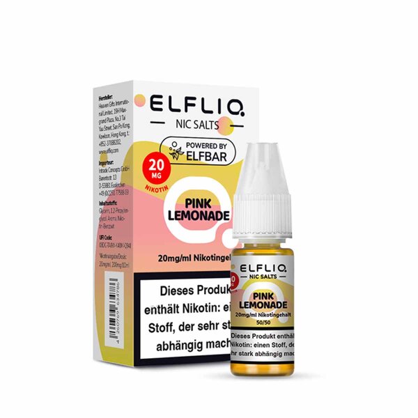 Elfliq by Elfbar - Pink Lemonade 10 mg - E-Liquid