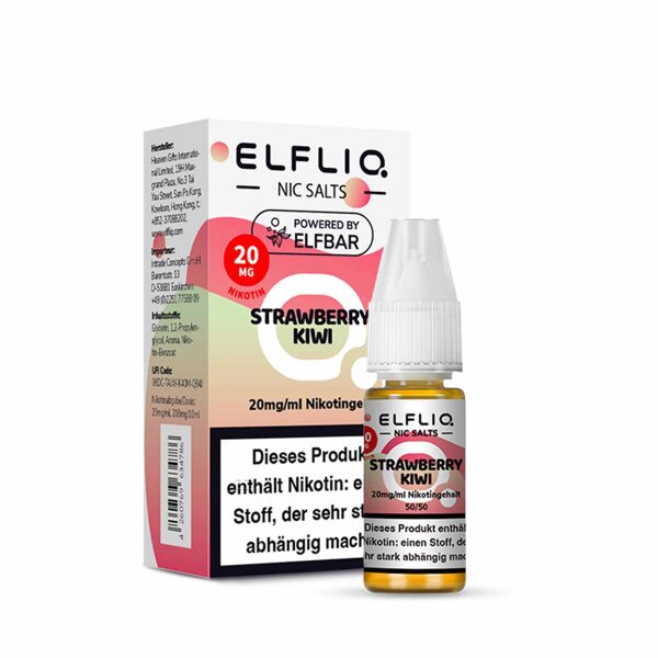 Elfliq by Elfbar - Strawberry Kiwi 10 mg - Vape Juice