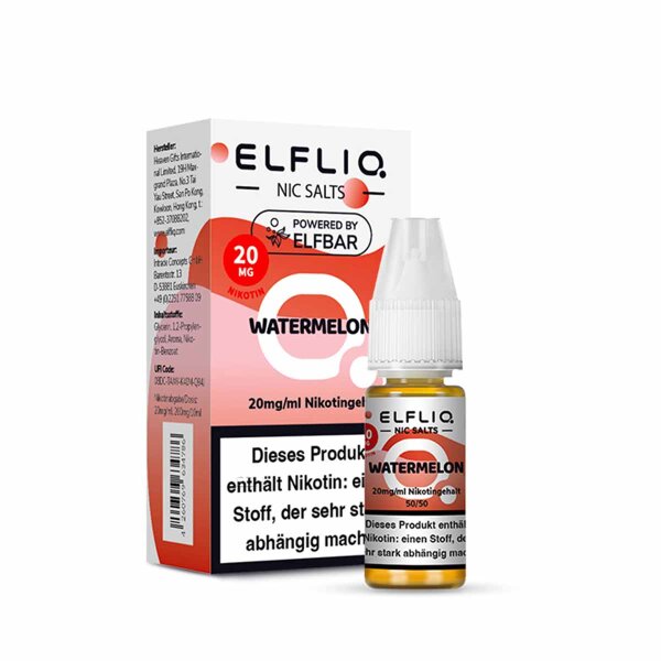 Elfliq by Elfbar - Watermelon 10 mg - E-Liquid