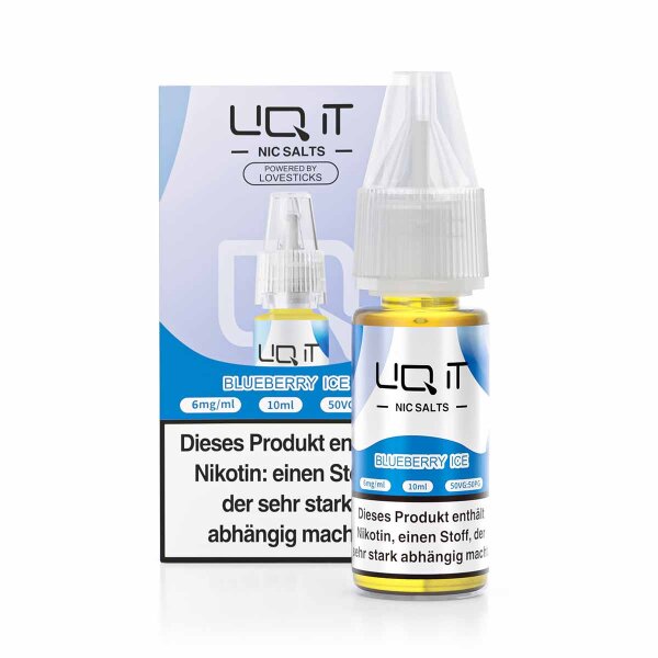 Lovesticks LIQ IT - Blueberry Ice 6 mg - E-Liquid