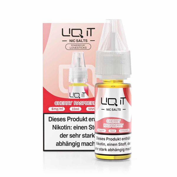 Lovesticks LIQ IT - Cherry Raspberry 6 mg - E-Liquid