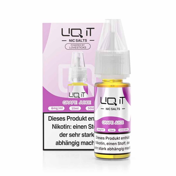 Lovesticks LIQ IT - Grape Juice 6 mg - E-Liquid