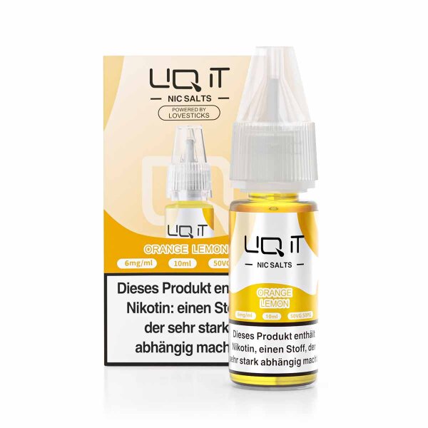 Lovesticks LIQ IT - Orange Lemon 6 mg - E-Liquid