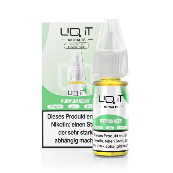 Lovesticks LIQ IT - Pepper Mint 12 mg - E-Liquid