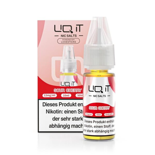 Lovesticks LIQ IT - Sour Cherry 12 mg - Vape Juice