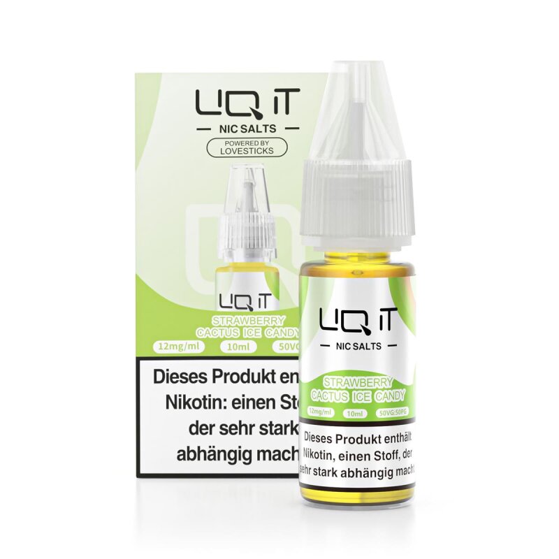 Lovesticks LIQ IT - Strawberry Cactus Candy Ice 12 mg - Vape Juice