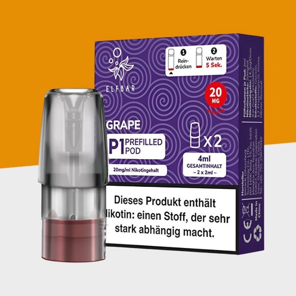 Mate 500 by Elfbar - Grape - Pod (2er Pack)