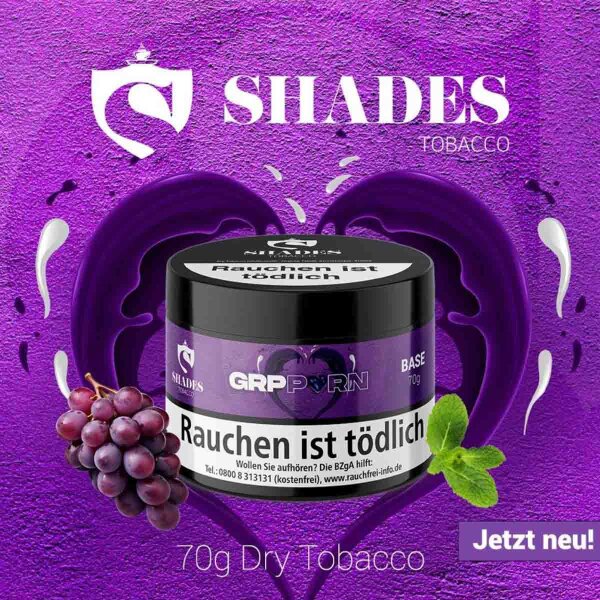 Shades Tobacco 70g - GRP PRN
