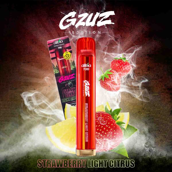 GZUZ V2 - Strawberry Light Citrus - Diposable Vape