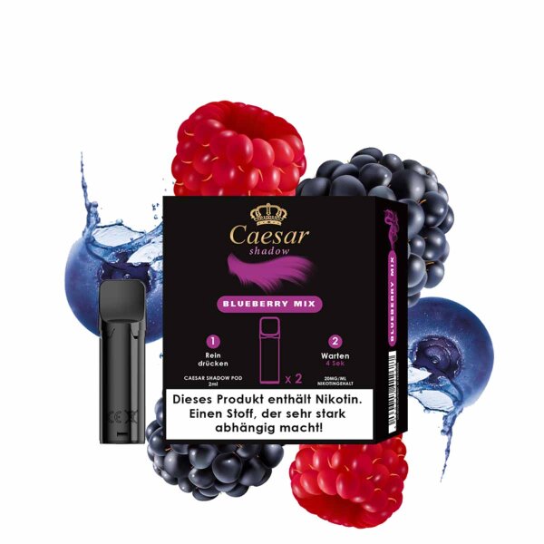 Caesar Shadow - Blueberry Mix - Pod (2er Pack)