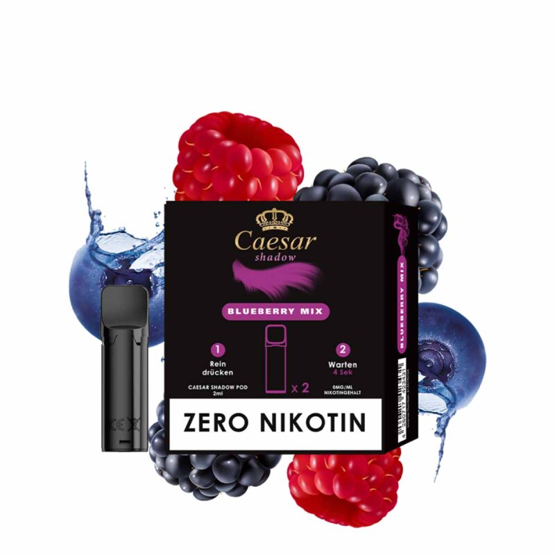 Caesar Shadow - Blueberry Mix - Pod (Pack of 2) - Nicotinfree