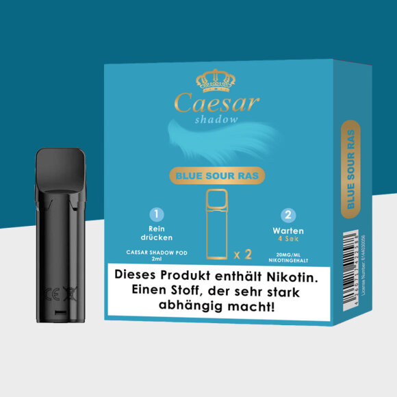 Caesar Shadow - Blueberry Sour Raspberry - Pod (2er Pack)