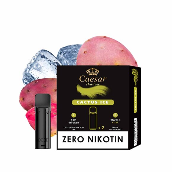 Caesar Shadow - Cactus Ice 0mg/ml - Pod (2er Pack)