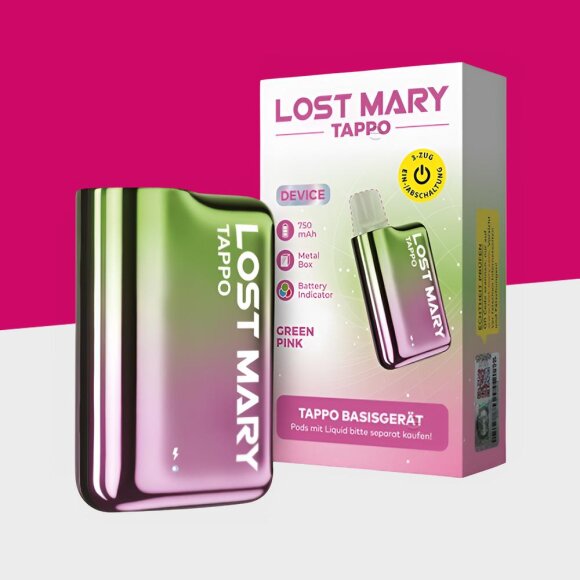 Lost Mary Tappo - Green Pink - Pod System - Basisgerät