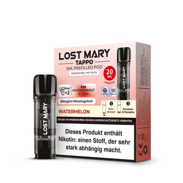 Lost Mary Tappo - Watermelon - Pod (2er Pack)
