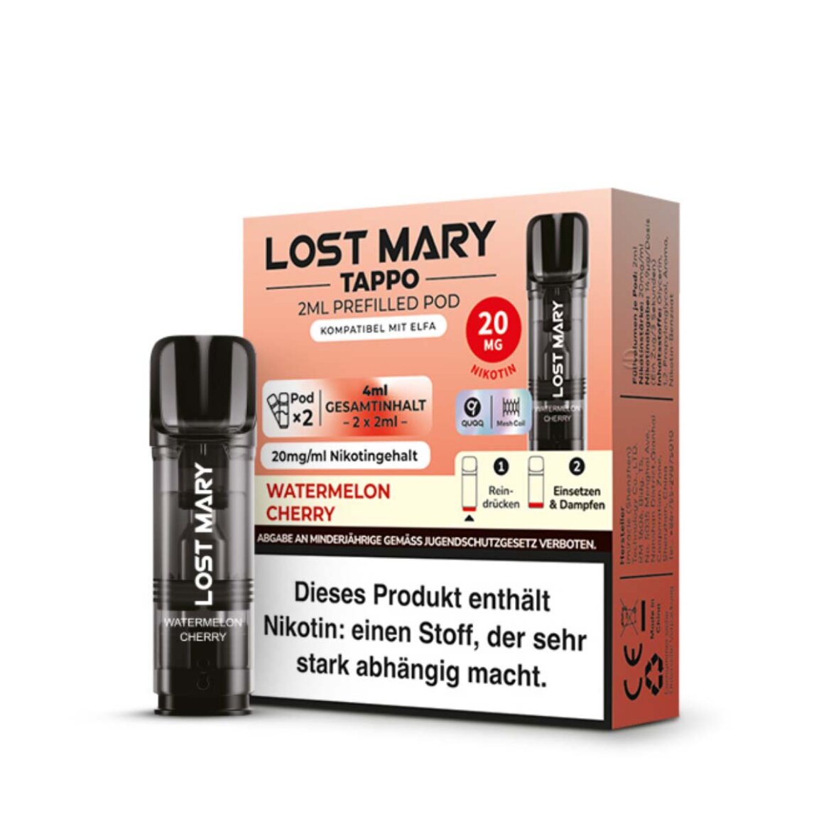 Lost Mary Tappo - Watermelon Cherry - Pod