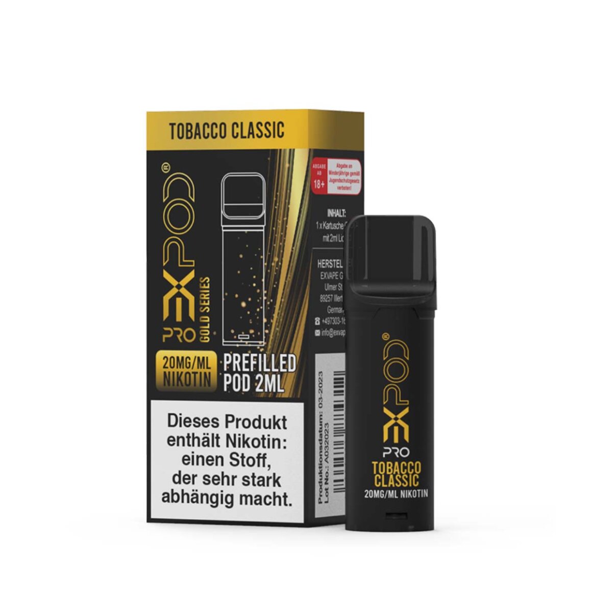 eXvape Expod Pro GS - Tobacco Classic - Pod