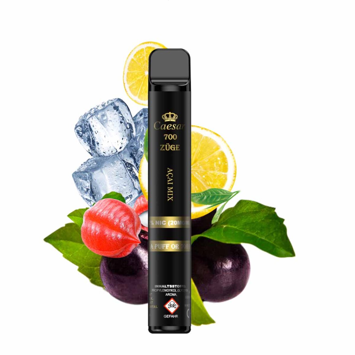 Caesar Acai Mix Vape E-Zigarette im Aladin Shop, 5,99