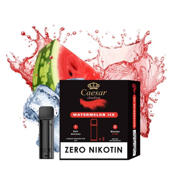 Caesar Shadow - Watermelon Ice 0mg/ml - Pod (2er Pack)