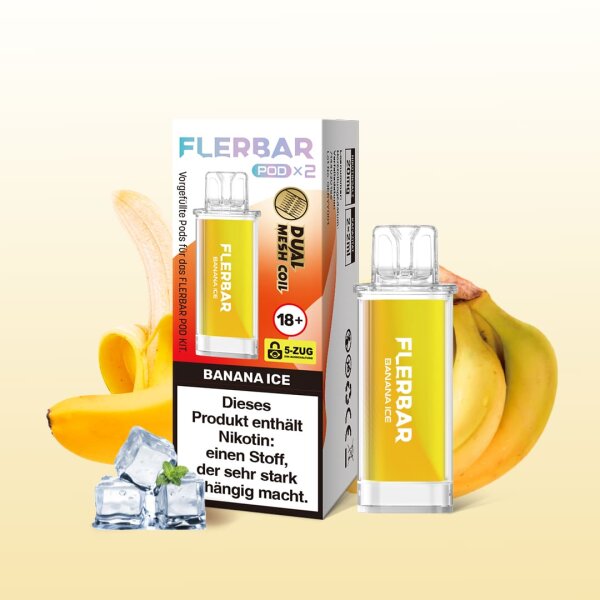 Flerbar - Banana Ice - Pod (Pack of 2)