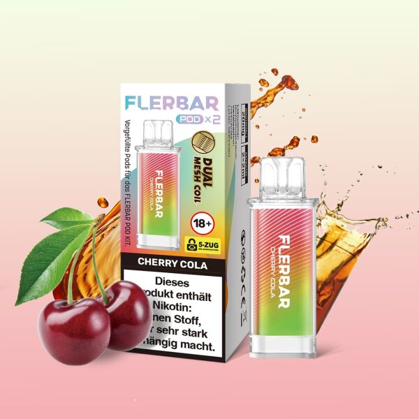 Flerbar - Cherry Cola - Pod (2er Pack)